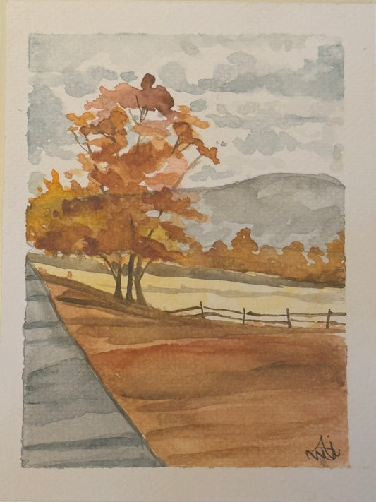 Fall watercolor